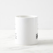 深呼吸すれば物事は良くなる コーヒーマグカップ (中央)