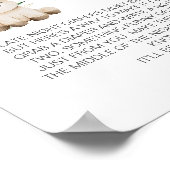 深夜おむつゲーム甘い小さな子羊緑 ポスター (角)