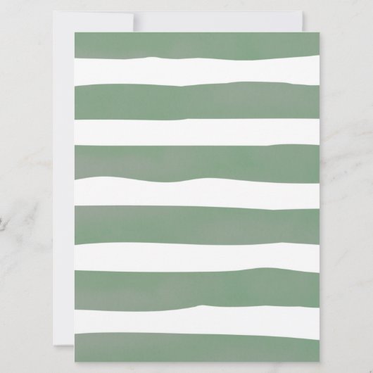 深夜おむつサインベビーが緑を醸造している 招待状 (裏面)