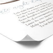 深夜おむつサイン赤航海のちゃんシャワー ポスター (角)