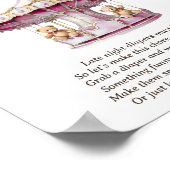 深夜おむつツインガールベビーシャワーゲーム ポスター (角)