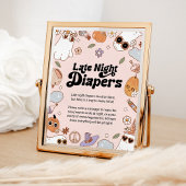 深夜おむつハロウィーン幽霊赤ちゃんシャワー ポスター