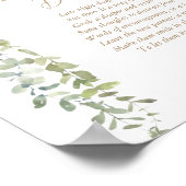 深夜おむつブルーバルーンボーイ赤ちゃんシャワー ポスター (角)