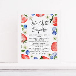 深夜おむつベリーベビーシャワー ポスター