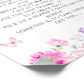 深夜おむつミニマリスト赤ちゃんシャワー ポスター (角)