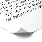 深夜おむつムーンウォーター色おとぎ話ベビー ポスター (角)