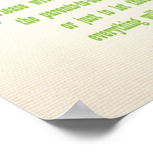 深夜おむつメキシコフェスタのポスター ポスター (角)