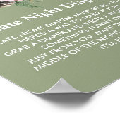 深夜おむつ冬ベビーイン開花 ポスター (角)