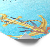 深夜おむつ可愛い赤航海のちゃんシャワー ポスター (角)