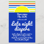 深夜おむつ来ここ息子の赤ちゃんシャワー (正面)