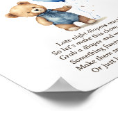 深夜おむつ男の子のシャワーのゲーム ポスター (角)