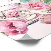 深夜おむつ茶パーティー赤ちゃんシャワーゲーム ポスター (角)