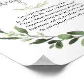 深夜おむつ赤ちゃんシャワーゲーム緑 ポスター (角)