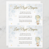 深夜おむつ赤ちゃんシャワーゲーム (正面/裏面)