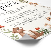 深夜おむつ赤ちゃんシャワーゲーム ポスター (角)