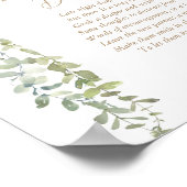 深夜おむつ金ゴールドバルーンベビーシャワー ポスター (角)