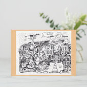 深夜に歩いて帰るフラットカード (スタンド正面)