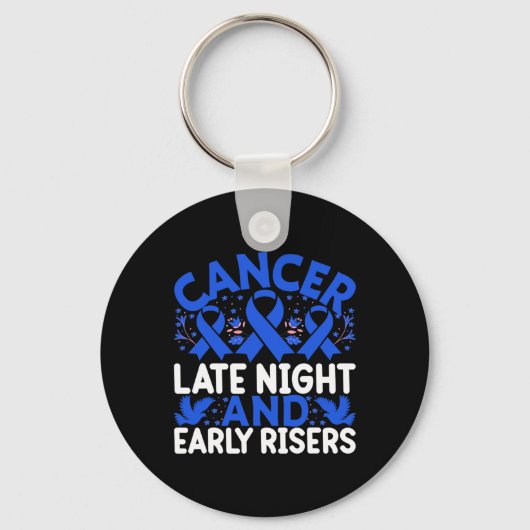 深夜のがん、早発がん – World Cancer キーホルダー (正面)