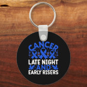 深夜のがん、早発がん – World Cancer キーホルダー (正面)