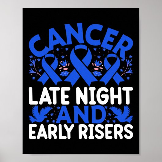 深夜のがん、早発がん – World Cancer ポスター (正面)