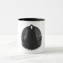 深夜のゴシック様式のセーレムウィッチ