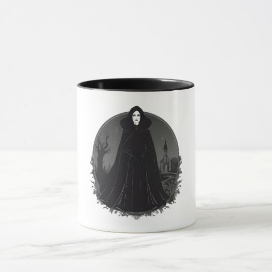 深夜のゴシック様式のセーレムウィッチ マグカップ (中央)