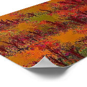 深夜のシャープチェダーチーズ焼き ポスター (角)