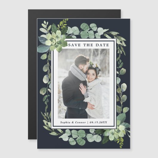 深夜のネイビー·ブルー·サククレント,日付の磁石を救う (正面/裏面)