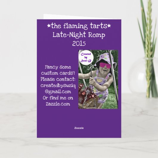 深夜の大騒ぎ カード (裏面)