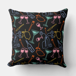 深夜の宴会 クッション