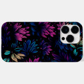 深夜光性花デザイン Case-Mate iPhoneケース (裏面 (横))