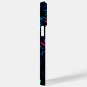深夜光性花デザイン Case-Mate iPhoneケース (裏面 / 右)