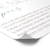 深夜寝用おむつはほこりっぽい青い野の花 ポスター (角)