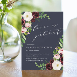 深夜恋愛結婚延期 招待状