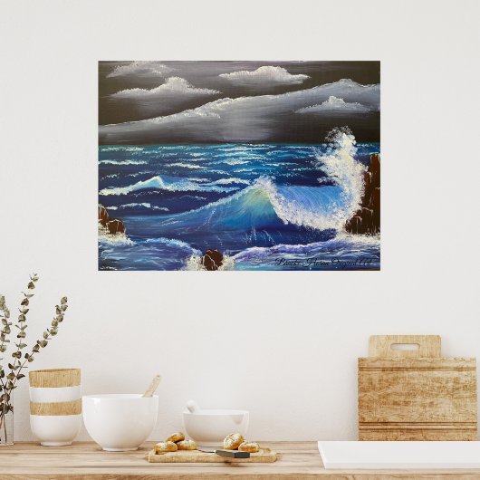 深夜波 ポスター (キッチン)