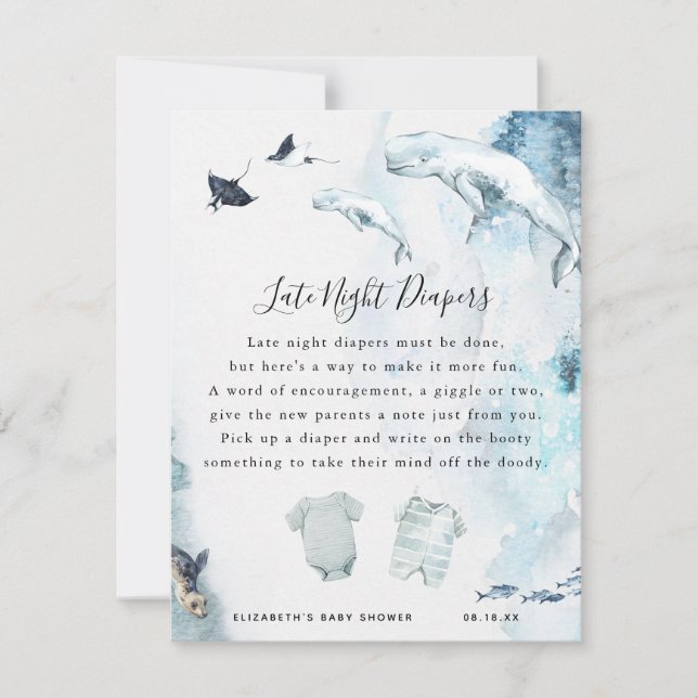 深夜用おむつ |赤ちゃんシャワーゲーム (正面)