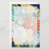 深夜花模様3 便箋 (正面/裏面)