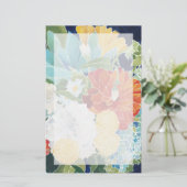 深夜花模様3 便箋 (スタンド正面)