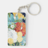 深夜花模様III キーホルダー (裏面)