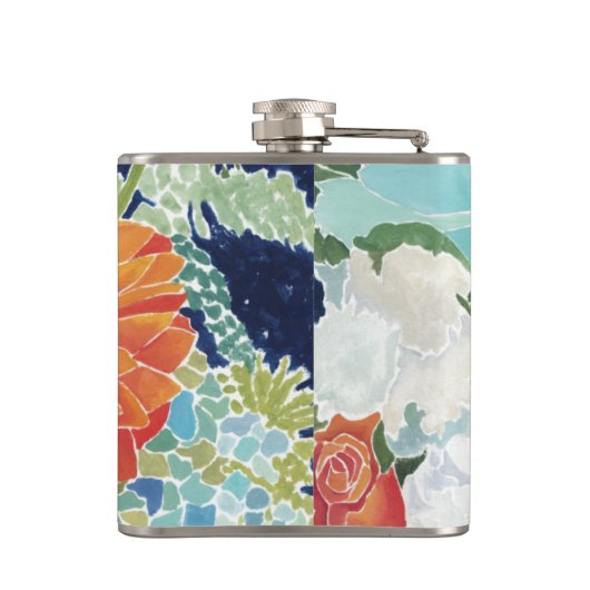 深夜花模様III フラスク (裏面)