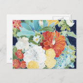 深夜花模様III ポストカード (正面/裏面)