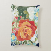 深夜花模様IV アクセントクッション (裏面(縦))