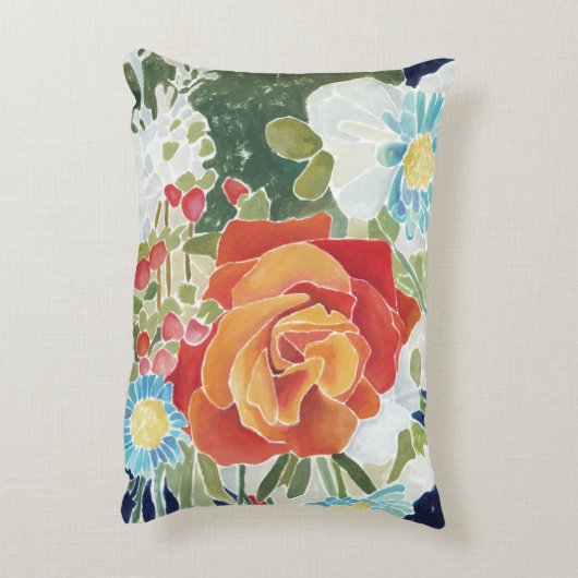 深夜花模様IV アクセントクッション (裏面(縦))