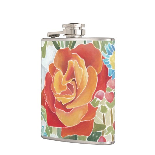 深夜花模様IV フラスク (左)