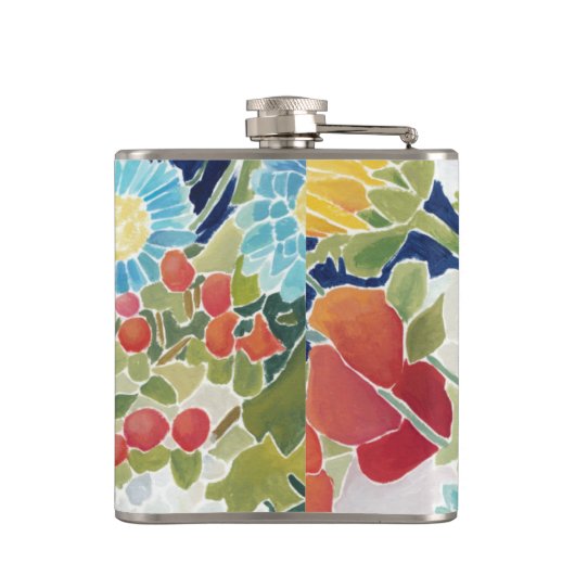 深夜花模様IV フラスク (裏面)