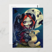 『深夜荒涼とした葉書』 ポストカード (正面/裏面)