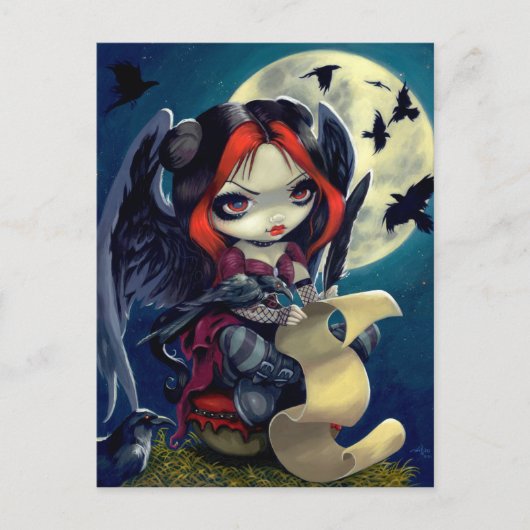 『深夜荒涼とした葉書』 ポストカード (正面)