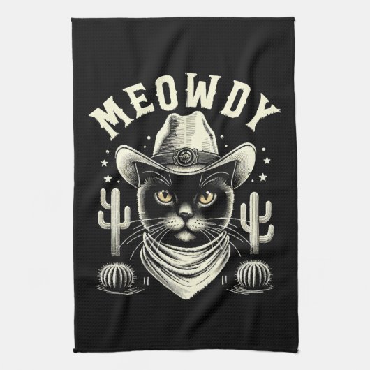 深夜陛下ユニーク キッチンタオル (縦)