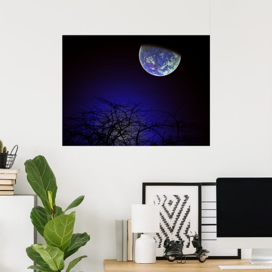 深夜 ポスター (ホームオフィス)