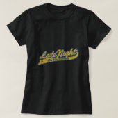 深夜David Letterman Tシャツ (デザイン正面)